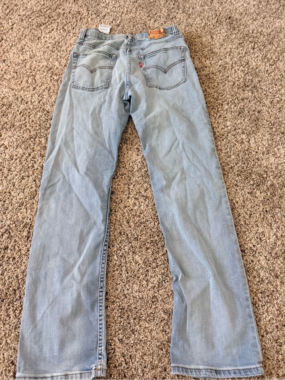 Levi's Kids Light Blue Straight Jeans - Picture 3 of 4